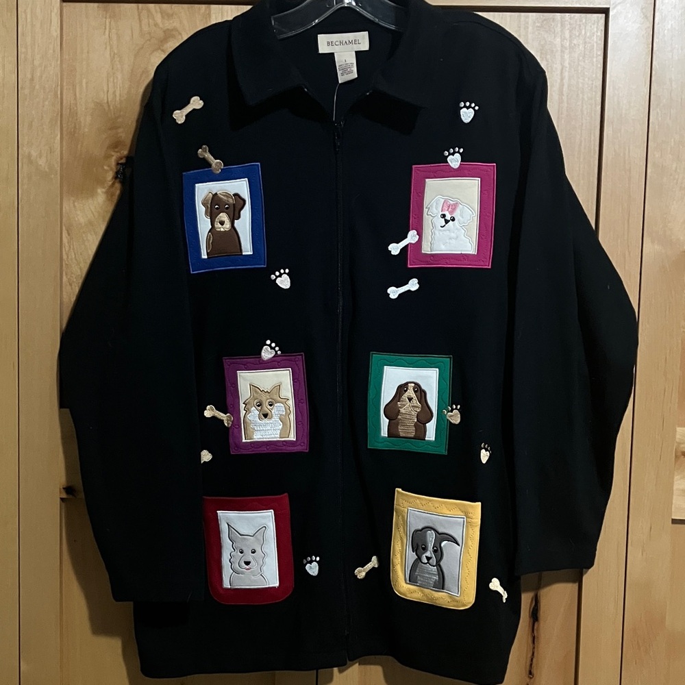 Bechamel Black Cotton Garment Must Love Dogs